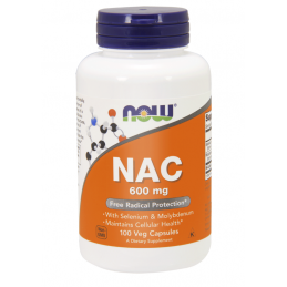 NOW NAC 600 mg NOW 100 kaps.